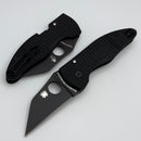 Spyderco MicroJimbo Milled G-10 Handles & DLC MagnaCut C264GMCBKP