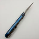 Kunwu & Metal Complex Excalibur Anodized Rain Drop Abstract Textured Titanium Handles w/ Satin Vanax (In House Modified)