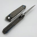 Reate Knives PL-6 Green/Black Micarta Handles & Belt Satin Nitro-V