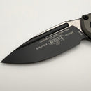 Microtech Knives LUDT Gen III Black Drop Point w/ Natural Clear Handle 1135-1NC (Consignment)