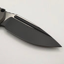 Microtech Knives LUDT Gen III Black Drop Point w/ Natural Clear Handle 1135-1NC (Consignment)