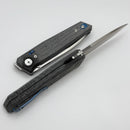 Reate Knives PL-6 Black Micarta Handles & Belt Satin Nitro-V