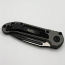 Microtech Knives LUDT Gen III Black Drop Point w/ Natural Clear Handle 1135-1NC (Consignment)