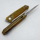 Reate Knives PL-6 Ultem Handles & Belt Satin Nitro-V