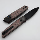 Reate Knives PL-6 Red/Black Micarta Handles & PVD Nitro-V