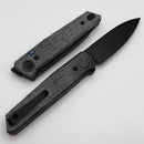 Reate Knives PL-6 Black Micarta Handles & PVD Nitro-V