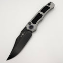 Heretic Knives Wraith Auto V4 w/ Blizzard Handle & Battleworn Black Bowie MagnaCut Blade H002-8A-BLZ (Consignment)