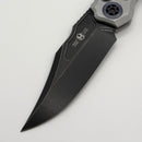 Heretic Knives Wraith Auto V4 w/ Blizzard Handle & Battleworn Black Bowie MagnaCut Blade H002-8A-BLZ (Consignment)