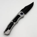 Heretic Knives Wraith Auto V4 w/ Blizzard Handle & Battleworn Black Bowie MagnaCut Blade H002-8A-BLZ (Consignment)