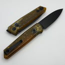 Reate Knives PL-6 Ultem Handles & PVD Nitro-V