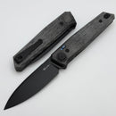 Reate Knives PL-6 Black Micarta Handles & PVD Nitro-V
