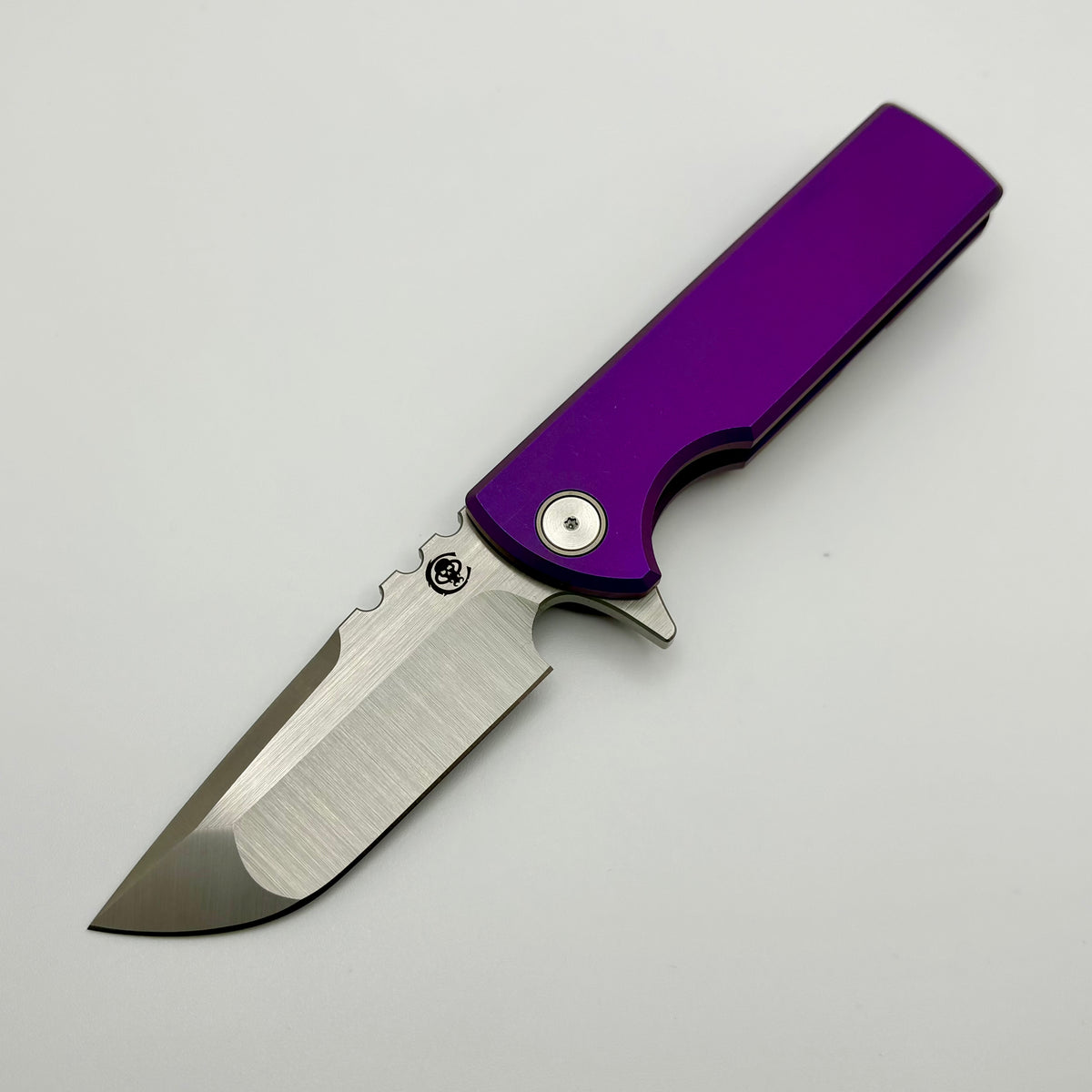 Chaves Knives T.A.K Ambidextrous Knife Drop Point M390 & Teal Anodized