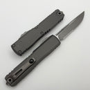 Microtech Ultratech Gen IV D/E Apocalyptic Part Serrated w/ Natural Clear Handle 11224-11APNC