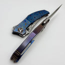 Custom Knife Factory Persian Full Dress ZircuTi Integral w/ Superconductor Collar & Damasteel