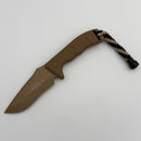 Microtech Currahee Single Edge Cerakote Tan 102-1CTA