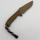 Microtech Currahee Single Edge Cerakote Tan 102-1CTA
