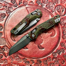 Microtech MSI RAM LOK Mini Outbreak Frag Aluminum Handles w/ M390MK Signature Series 210M-1FROBS