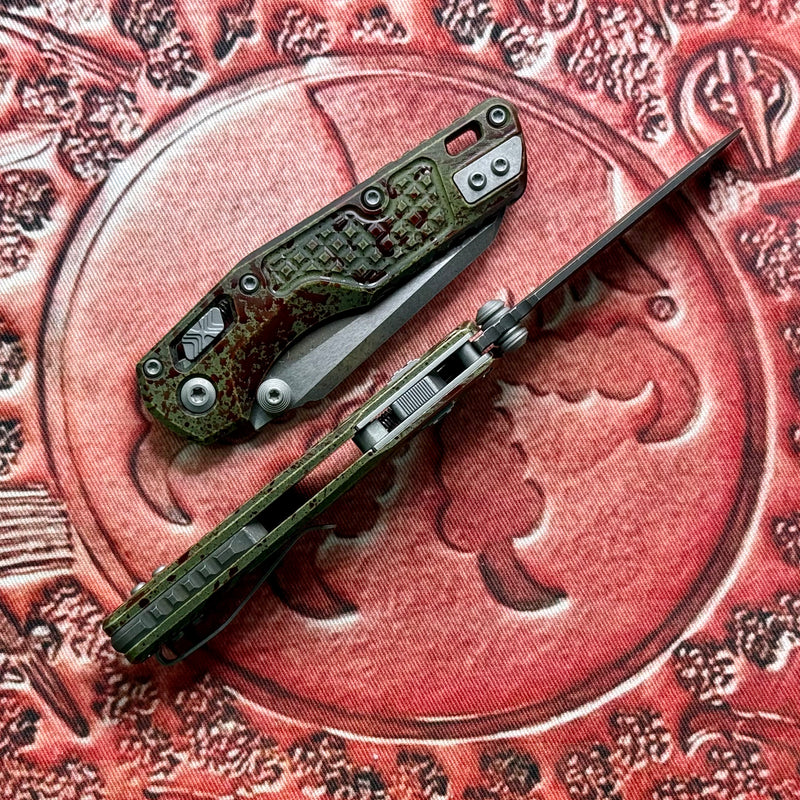Microtech MSI RAM LOK Mini Outbreak Frag Aluminum Handles w/ Full Serr