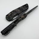 Microtech Knives MSI RAM LOK Polymer Tiger Stripe Camo w/ Bronzed Apocalyptic Accents & Black Apocalyptic M390MK 210T-1PMNRA