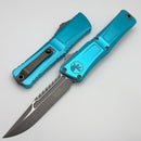 Microtech Knives Combat Troodon Gen III Apocalyptic Interceptor w/ Turquoise Handle Signature Series 1217-10APTQS