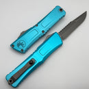Microtech Knives Combat Troodon Gen III Apocalyptic Interceptor w/ Turquoise Handle Signature Series 1217-10APTQS