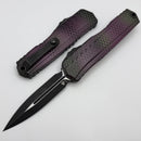 Microtech Cypher II D/E Purple X-51 Signature Series 1242-1PUX51S