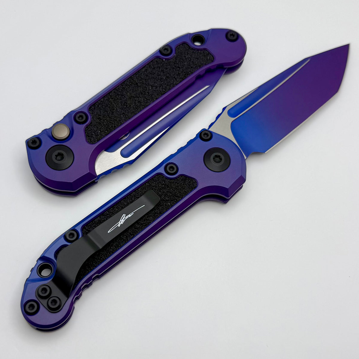 Microtech Knives LUDT Gen III Aurora Tanto 1136-1PUAUS-Z4