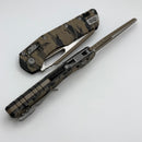Microtech Knives MSI RAM LOK Polymer Terrain Tiger Camo w/ Full Serrated M390MK 210T-3PMTEC-Y6