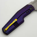 Custom Knife Factory GTK Elementak w/ Tumbled Anodized Titanium Handles & M398 (In House Modified)