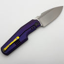 Custom Knife Factory GTK Elementak w/ Tumbled Anodized Titanium Handles & M398 (In House Modified)
