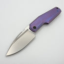 Custom Knife Factory GTK Elementak w/ Tumbled Anodized Titanium Handles & M398 (In House Modified)
