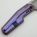 Custom Knife Factory GTK Elementak w/ Tumbled Anodized Titanium Handles & M398 (In House Modified)