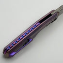 Custom Knife Factory GTK Elementak w/ Tumbled Anodized Titanium Handles & M398 (In House Modified)