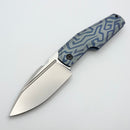 Custom Knife Factory GTK Elementak w/ Engraved Anodized Titanium Handles & M398 (In House Modified)