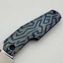 Custom Knife Factory GTK Elementak w/ Engraved Anodized Titanium Handles & M398 (In House Modified)