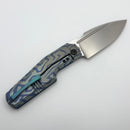 Custom Knife Factory GTK Elementak w/ Engraved Anodized Titanium Handles & M398 (In House Modified)