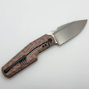 Custom Knife Factory GTK Elementak w/ Engraved Anodized Titanium Handles & M398 (In House Modified)