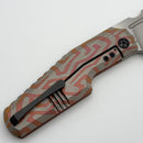 Custom Knife Factory GTK Elementak w/ Engraved Anodized Titanium Handles & M398 (In House Modified)