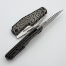 Custom Knife Factory GTK Elementak w/ Engraved Titanium Handles & M398 (In House Modified)