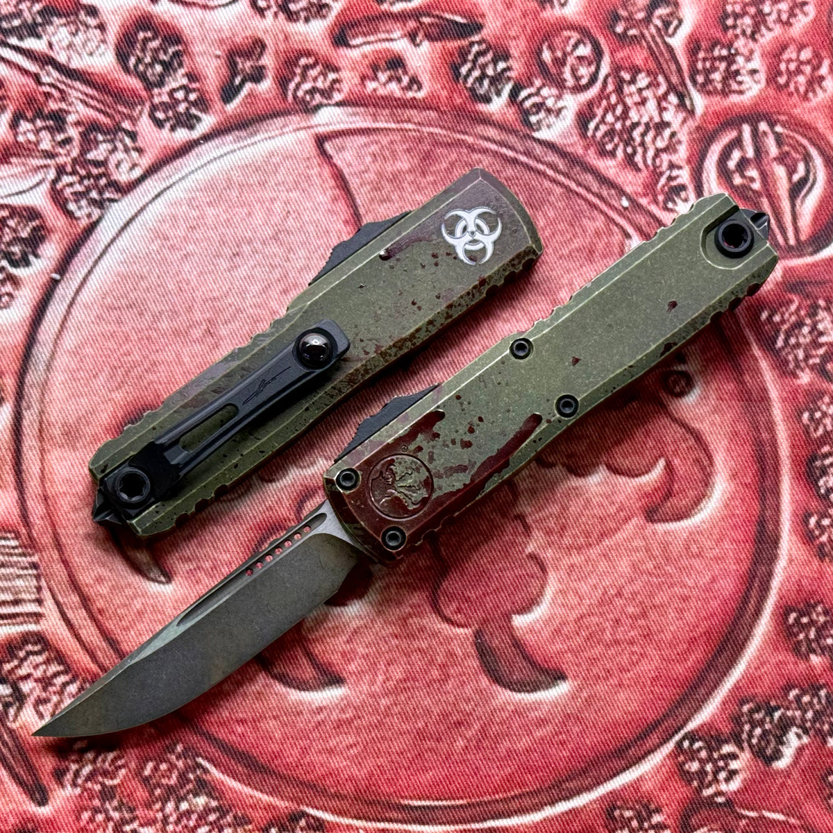 クラブ BB4 UNCHARTED TERRITORY 1W Fire Express Microtech UTX-85 Gen IV Outbreak S/E M390MK Signature Series 12314-1OB