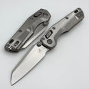 Microtech Marfione Select MSI RAM LOK Mini Fluted Titanium Handles w/ Double Vapor Accents & Stonewash M390MK 210M-10FLMS1