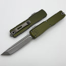 Microtech Ultratech Gen IV T/E Apocalyptic Standard w/ OD Green Handle 11234-10APOD