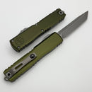 Microtech Ultratech Gen IV T/E Apocalyptic Standard w/ OD Green Handle 11234-10APOD