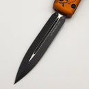Microtech Ultratech Halloween Orange w/ Double Edge Signature Series 122-1HWS (Consignment)