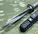 Microtech Jagdkommando Flamed Titanium Full Size Fixed Blade 105-7FATI