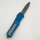 Microtech Troodon Double Edge Standard & Distressed Blue 138-10DBL (Consignment)