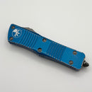 Microtech Troodon Double Edge Standard & Distressed Blue 138-10DBL (Consignment)