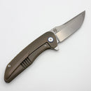 Mechforce & Barker Knives Collab Hokkaido w/ Titanium Handles & Stonewash MagnaCut (In House Modified)