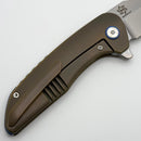 Mechforce & Barker Knives Collab Hokkaido w/ Titanium Handles & Stonewash MagnaCut (In House Modified)