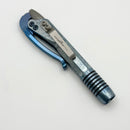 Marfione Custom Siphon Pen II Titanium Ice Blue w/ Blue Accents